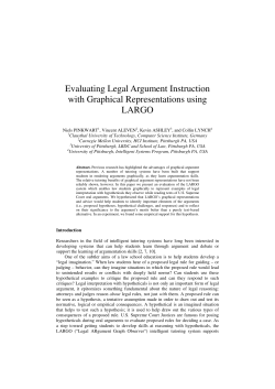 Evaluating Legal Argument Instruction with Graphical