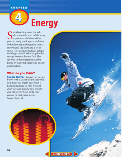 Chapter 4: Energy - Irion County ISD