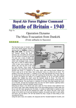 Operation Dynamo The Mass Evacuation from Dunkirk