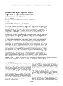 Fluid flow in compressive tectonic settings: Implications for