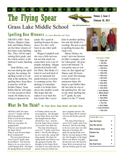 The Flying Spear - Grass Lake Middle School