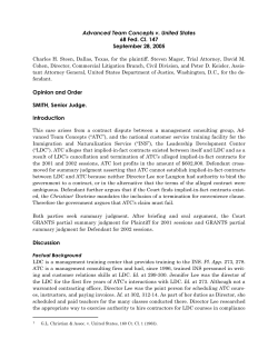 Advanced Team Concepts v. United States 68 Fed. Cl. 147