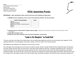 STEAL Annotations Practice