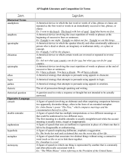 Literary Terms - cloudfront.net