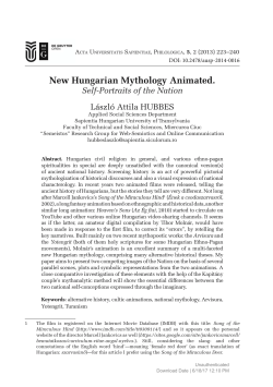 New Hungarian Mythology Animated.