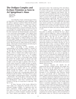 The Oedipus Complex and Écriture Féminine as Seen in Art