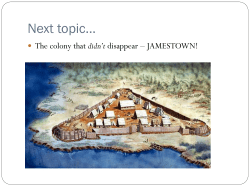 The English Colonies