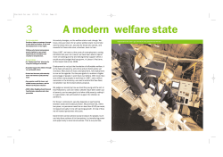 A modern welfare state