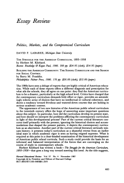 Politics, Markets, and the Compromised
