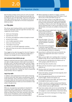 BoatSafe Workbook &ndash; edition 5, part 2, pages 19 to 30