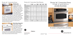Precise Air&trade; Convection Ovens - Products