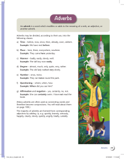 Adverbs - Hodder Education