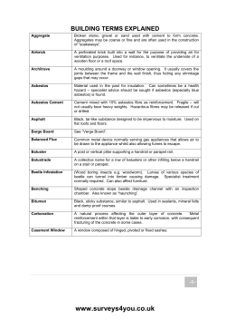 Building Terms Explained
