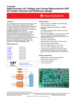 High-Accuracy AC Voltage and Current Measurement AFE for