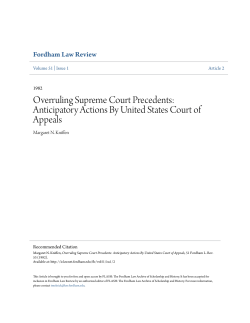 Overruling Supreme Court Precedents