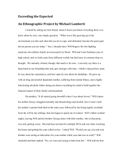 Exceeding the Expected An Ethnographic