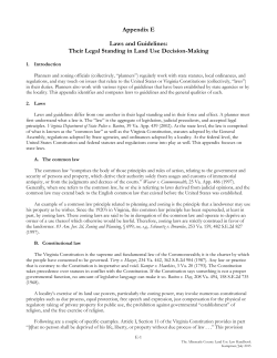 Appendix E Laws and Guidelines: Their Legal