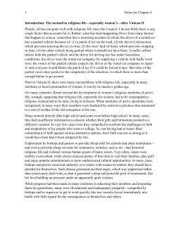 1 Notes for Chapter 4 Introduction: The turmoil in religious life