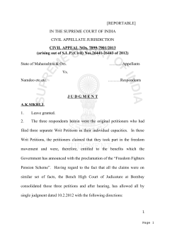 IN THE SUPREME COURT OF INDIA CIVIL