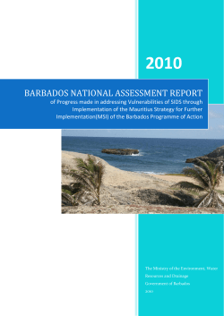 barbados national assessment report