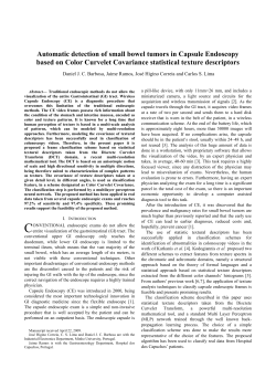 Automatic detection of small bowel tumors in Capsule Endoscopy