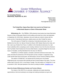 Fireball Run Space Race Start Line Event to be Filmed Live in