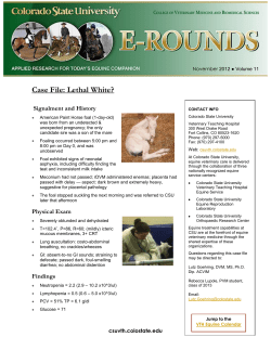 Case File: Lethal White? - cvmbs