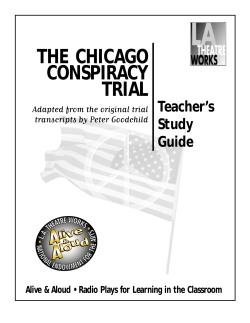 the chicago conspiracy trial