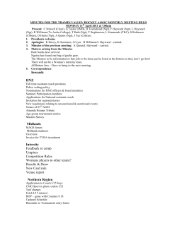 MINUTES Monthly Meeting 11 April 2011