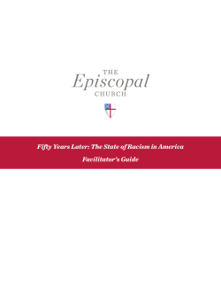 The State of Racism in America Facilitator`s Guide