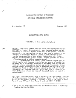 Configuration Space Control