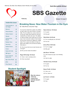 February 2015 - St. Bernadette Catholic School