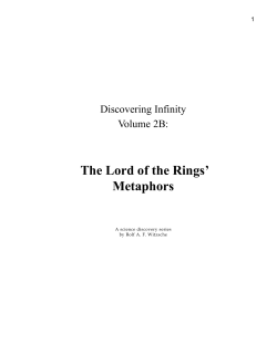 The Lord of the Rings` Metaphors - of books by Rolf A. F. Witzsche