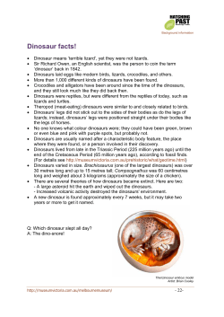 Hatching the Past- Background Information