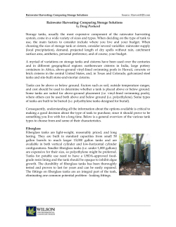 Rainwater Harvesting: Comparing Storage Solutions by Doug