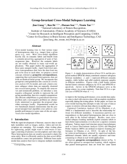 Group-Invariant Cross-Modal Subspace Learning
