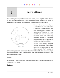 Jerry`s Game - UVa Online Judge