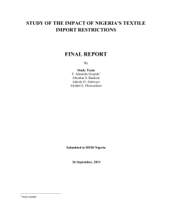 to view or STUDY OF THE IMPACT OF NIGERIA`S