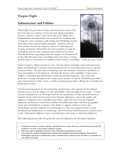 8 Utilities and Infrastructure - Huron County Development Council