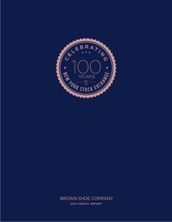 Brown Shoe Company - AnnualReports.com