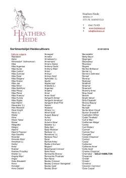 Alba Argentea - Heathers Heide