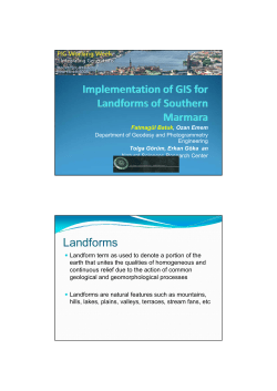 Landforms