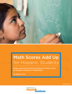 Math Scores Add Up