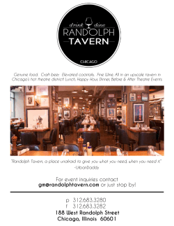 For event inquiries contact  or just stop by