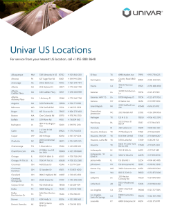 Univar US Locations