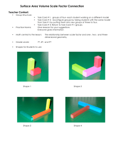 Surface Area Volume Scale Factor Connection