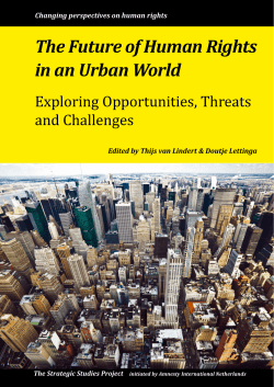 The Future of Human Rights in an Urban World