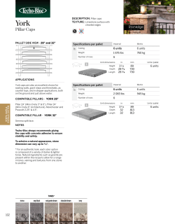 Pillar Caps - Techo-Bloc