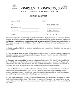 CRADLES TO CRAYONS, LLC