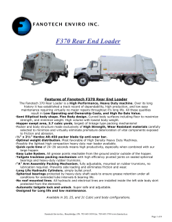 F370 Rear End Loader